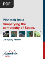 Download Planetek Italia Company Profile by Planetek Italia SN254662412 doc pdf