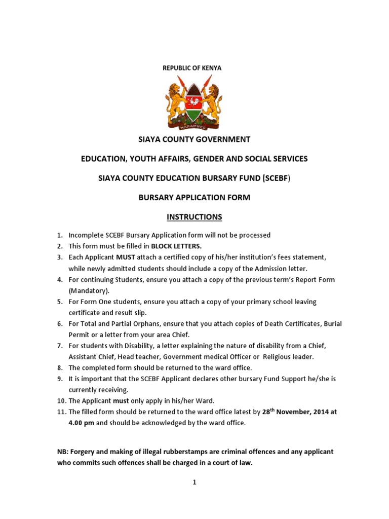 Bursary Application Form 2014 2015 PDF Government Social Institutions