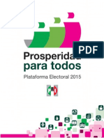 Plataforma Electoral 2015 PRI