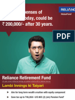 Reliance Retirement Fund Product Note Wealth Advisor Anandaraman 944-529-6519