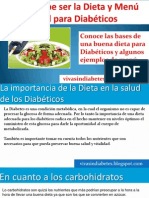 Dieta y Menu para Diabeticos