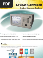 Download Optical Spectrum Analyzer AP204XB - APEX Technologies by APEX Technologies SN25467591 doc pdf