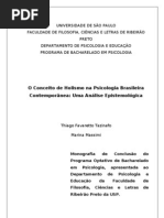 O Conceito de Holismo na Psicologia Brasileira Contemporânea