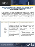 comparacion _entre Reglamento de Ley N° 29783 y ley 30222