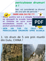 Top Drumuri Periculoase Spre Scoala