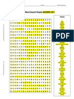 Ancient Rome Wordsearch Puzzle Answer Key