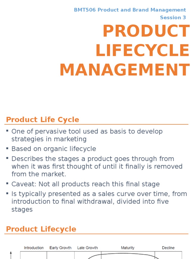 Product Life Cycle Management Overview | PDF | Product Lifecycle ...
