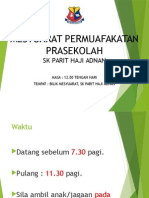 Slide Mesyuarat Permuafakatan Prasekolah