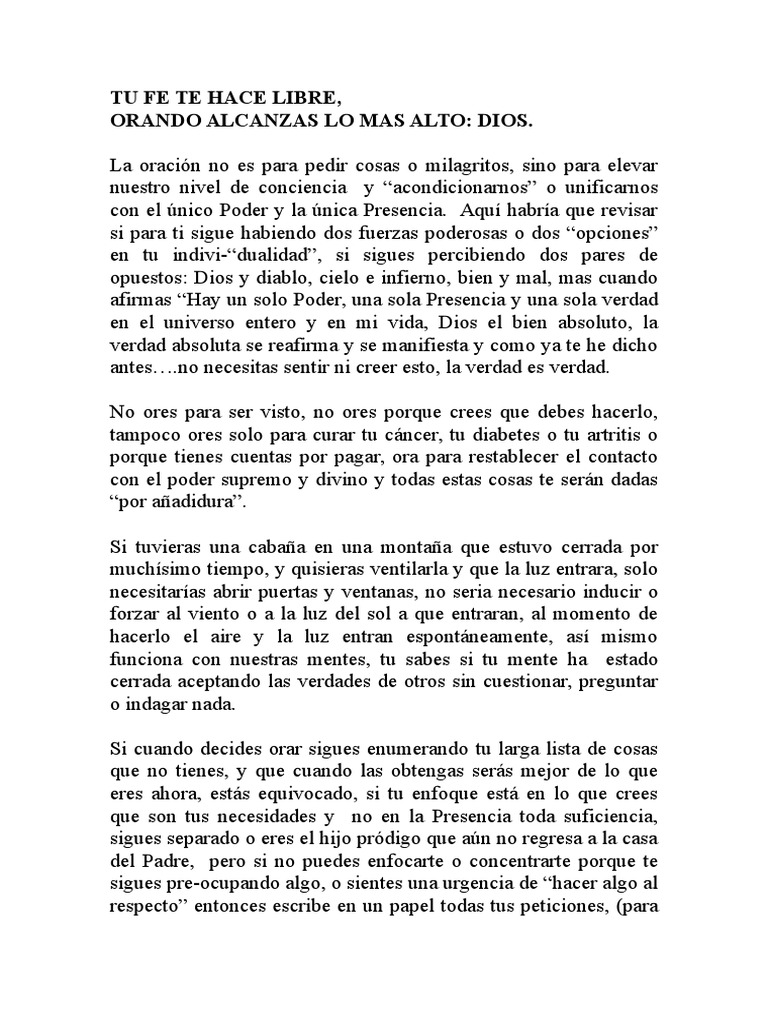Oraciones Cientificas Pdf