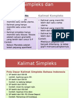 Kalimat Simpleks Dan Kompleks