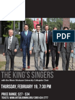 The King's Singers: THURSDAY, February 19, 7:30 PM