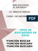 Tipos de Buscadores en Excel )