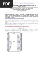 8051 Interrupt and Timer Using C