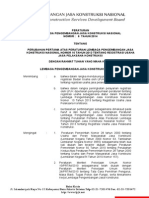 Peraturan LPJK No.06 Tahun 2014 (Perubahan Pertama Atas Peraturan LPJK No.10 Tahun 2013)