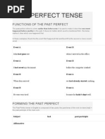 Past Perfect Tense