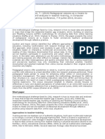 Pedagogical Corpora As A Means To Reuse Research Datat in Teacher Training - July 2014
