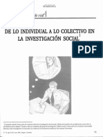 (SEMANA 13) Vazquez, Socorro. de Lo Individual A Lo Colectivo en La Investigacion Social