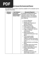 NCEAC Course File Format