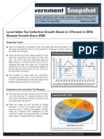 New York State Comptroller's Office Report on sales tax collection