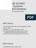 Slide Set 1 - UNIX History