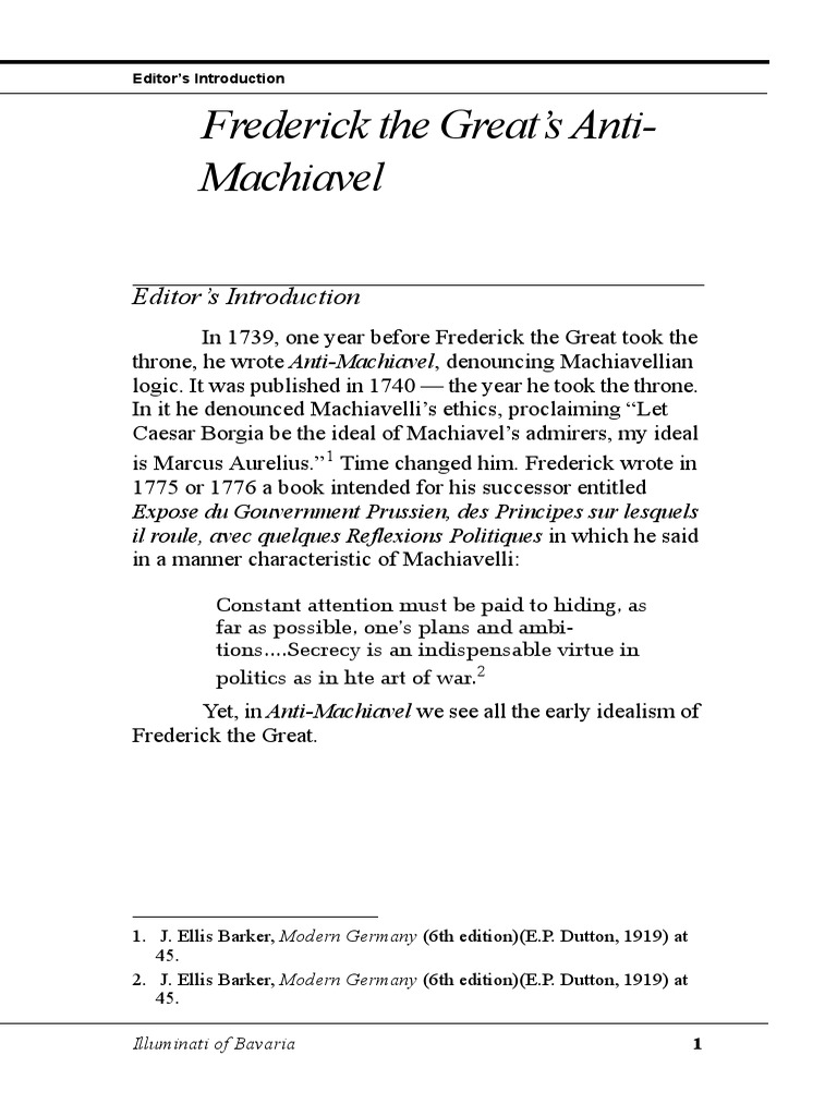 Anti machiavel quotes image