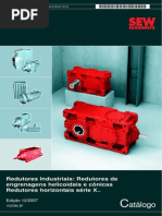 Catalogo Da Redutores SEW EURODRIVE | PDF | Freio | Potência (Física)