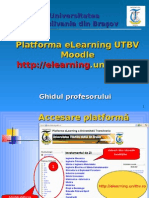 Ghid No 2 - Accesare Platforma Elearning UTBV