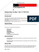 AM1x Software Development Kit SDK 1.10.00.01: Release Notes Tue May 11 08:11:17 PDT 2010