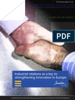 Industrial Relations As A Key To Strengthening Innovation in Europe PDF