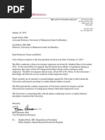 Brian Herman Letter to Turner, Elliott Re FDA Inspection_011615