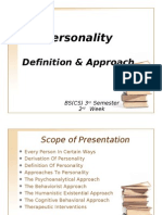 Personality: Definition & Approach