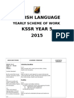 KSSR YEAR 5 ENGLISH SCHEME