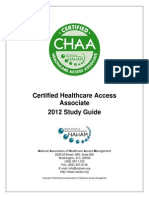 2012 CHAA Study Guide