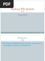 Hadoop File System: B. Ramamurthy