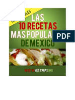 10 Recetas Mas Populares