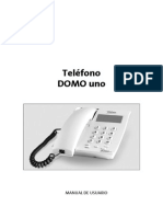Manual de usuario teléfono DOMO uno