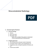 Musculoskeletal in Radiology