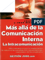 Más Allá de La Comunicación Interna