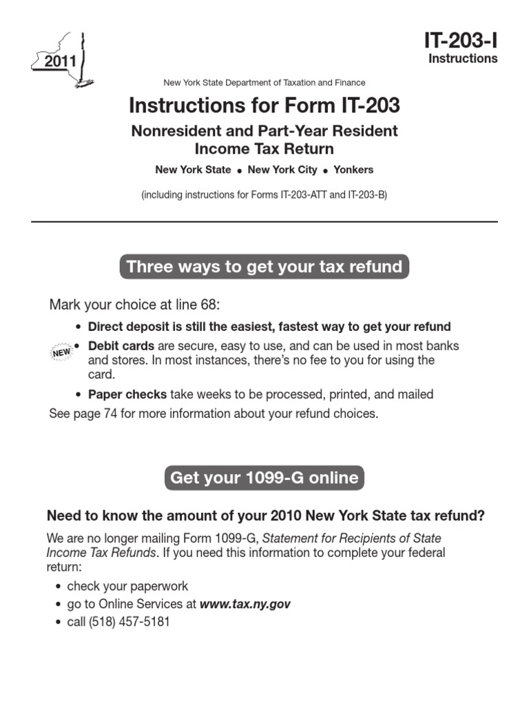 Printables 2012 Capital Loss Carryover Worksheet it 203 instructions new york