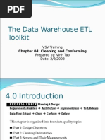 The Data Warehouse ETL Toolkit - Chapter 04