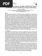 Application of the Diagnostic Capability of SERVQUAL Model to an Estimation of Service Quality Gaps in Nigeria GSM Industry