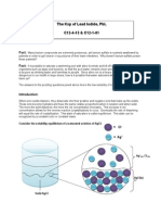 KSP of Lead Iodide