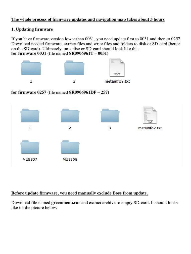 Audi A4 8k Mmi 3g Software Update