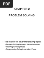 Chapter 2 Problem Solving