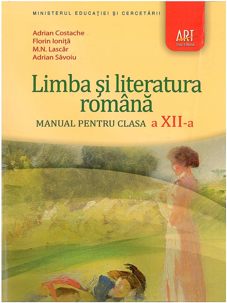 Limba Si Literatura Romana Manual Pentru Clasa a XII a PDF