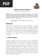 Artigo do Grupo - Liderança mitos e verdades