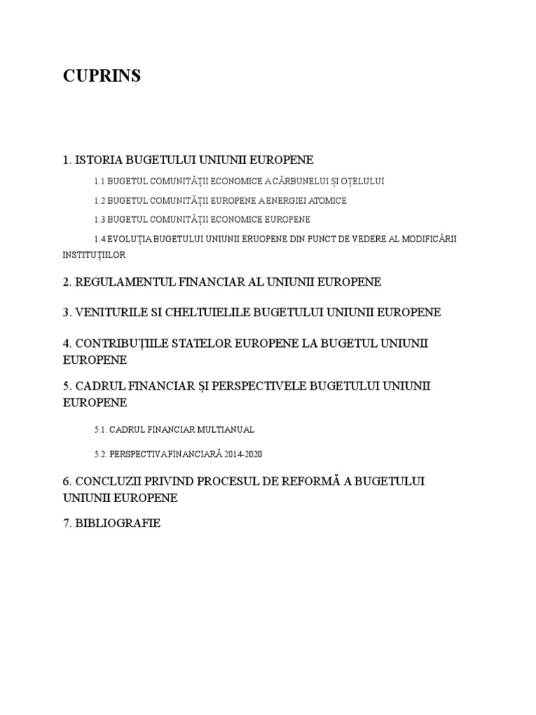 Bugetul Uniunii Europene