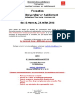 Dossier de Candidature Conseiller Vendeur Titre Pro 2015-1 PDF