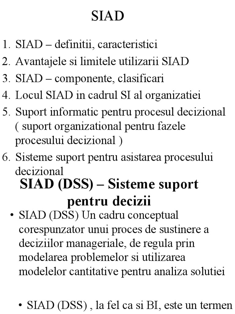 SIAD | PDF