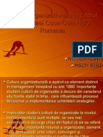 Cultura Organizationala in Cadrul Companiei Coca Cola Www Student Info Ro